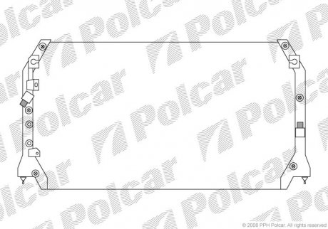 Радиаторы кондиционера Polcar 8135K8B1 (фото 1)