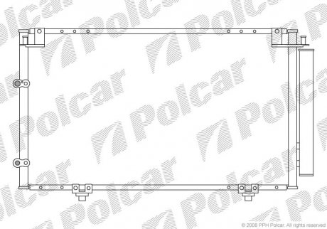Радиаторы кондиционера Polcar 8137K8C1 (фото 1)