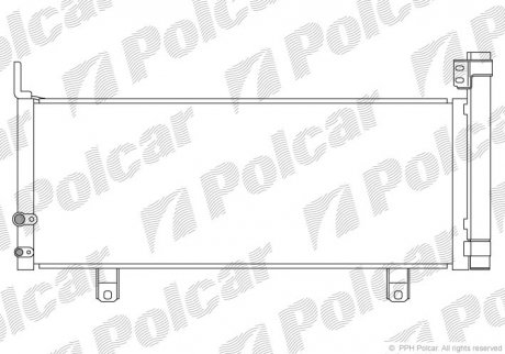 Радиаторы кондиционера Polcar 8138K8C3 (фото 1)