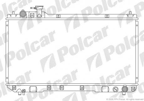Радіатори охолодження Polcar 814408-2 (фото 1)