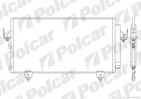 Радиаторы кондиционера Polcar 8146K82K