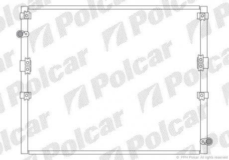 Радиаторы кондиционера Polcar 8177K8C1 (фото 1)