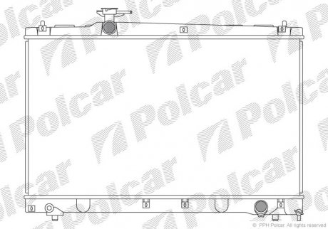 Радіатори охолодження Polcar 818708-2 (фото 1)