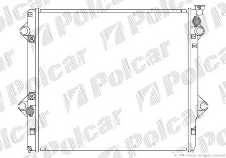 Радіатори охолодження Polcar 819108-2 (фото 1)