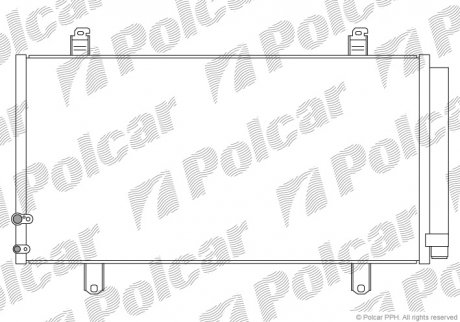 Радиаторы кондиционера Polcar 81E2K81K