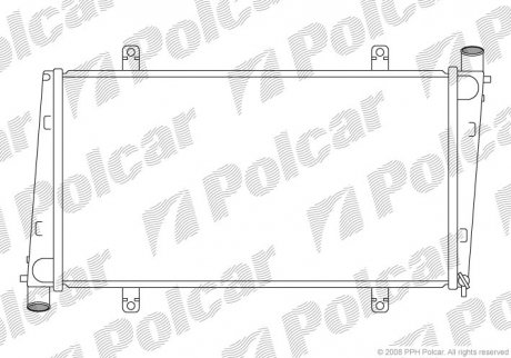 Радіатори охолодження Polcar 904008-2 (фото 1)