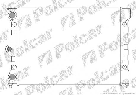 Радіатори охолодження Polcar 953408-1 (фото 1)