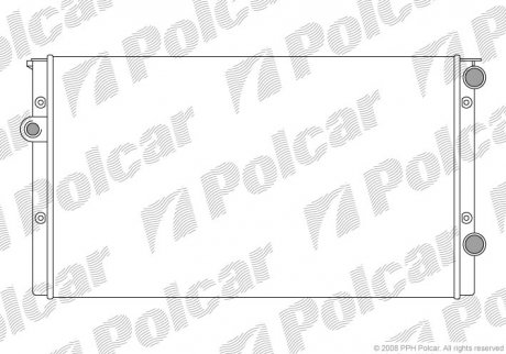 Радиаторы охлаждения Polcar 953808A5