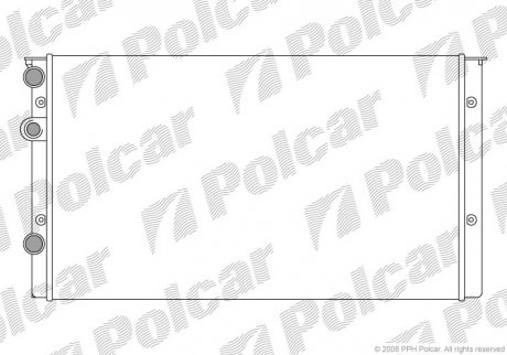 Радиаторы охлаждения Polcar 953808A6