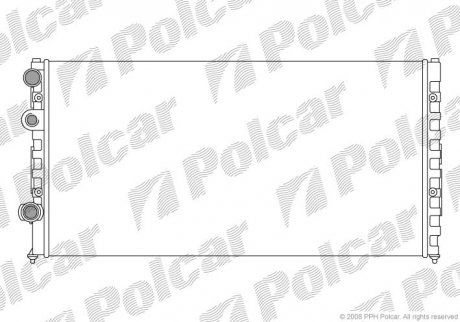 Радіатори охолодження Polcar 954708A2 (фото 1)