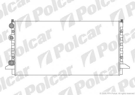 Радіатори охолодження Polcar 954708A3 (фото 1)