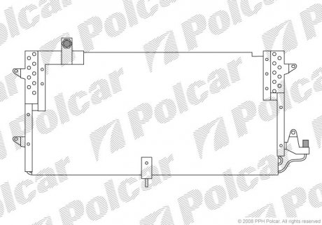 Радиаторы кондиционера Polcar 9547K8B2