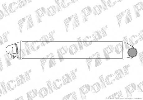 Радиаторы воздуха (Интеркулеры) Polcar 9550J82X (фото 1)