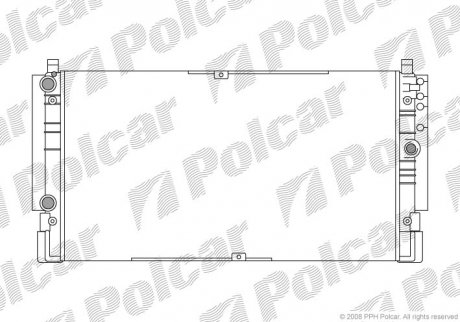 Радиаторы охлаждения Polcar 956608-1