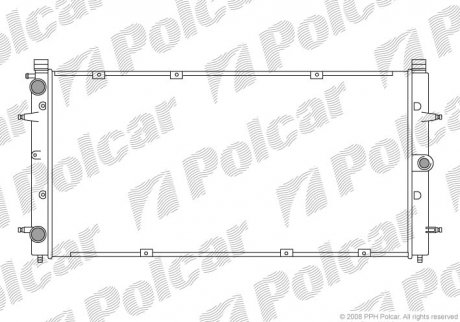 Радиаторы охлаждения Polcar 956608A2