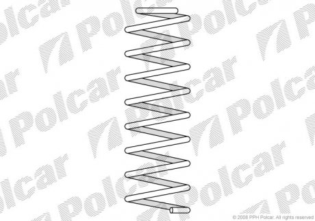 Пружина Polcar ST524208 (фото 1)