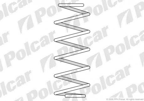 Пружина Polcar ST547567 (фото 1)