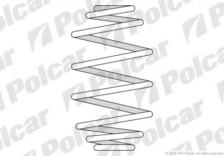 Пружина Polcar ST583416 (фото 1)