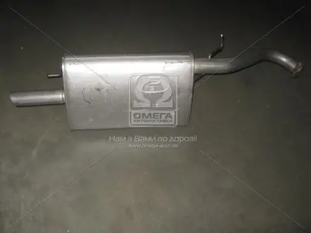 Глушитель алюм. сталь, задн. часть Chevrolet Tacuma 1.6i-16V 02-05, 1,8i-16V 00-04, 2.0i-16V 00 POLMOSTROW 05.35