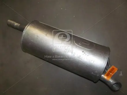Глушитель алюм. сталь, задн. часть Fiat Doblo 1.9 JTD 00- POLMOSTROW 07.451