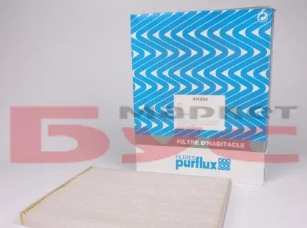 Фильтр салона Fiorino/Nemo 1.3HDi 10-/Combo 12- Purflux AH244