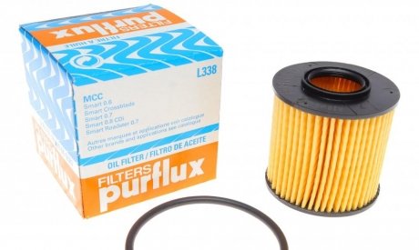 Фильтр масла Smart 0.6-0.7i/0.8CDI 98- Purflux L338