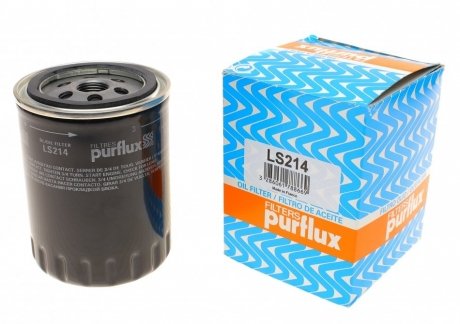 Фильтр масла Golf III/T4 1.9TD 96>/Sharan 1.9TDI>00 (h-119mm) Purflux LS214 (фото 1)