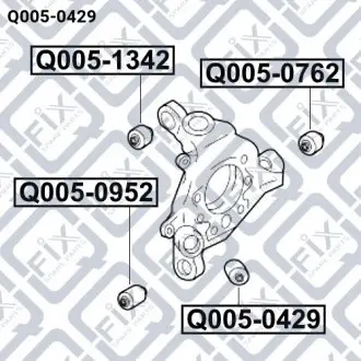 Сайлентблок Q-fix Q0050429