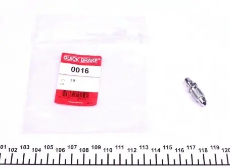 Штуцер прокачки тормозов (M10x1/10x31.6) QUICK BRAKE 0016