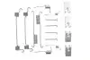 Комплект пружинок колодок ручника Ford Escort/Mondeo I 1.3-2.0 90-00 (TRW) QUICK BRAKE 105-0731 (фото 1)