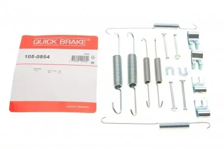 Комплект пружинок колодок стояночного гальма QUICK BRAKE 1050854