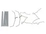 Планка супорта (переднього) прижимна (к-кт) Toyota Land Cruiser 200/Lexus LX 07- (ADVICS) QUICK BRAKE 109-0003 (фото 1)