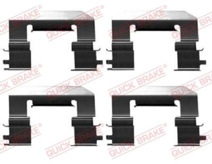 Монтажний комплект гальмівних колодок QUICK BRAKE 1090023
