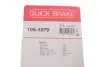 Планка супорта (переднього) прижимна (к-кт) Peugeot 306/Renault Clio I 90-02 QUICK BRAKE 109-1070 (фото 3)
