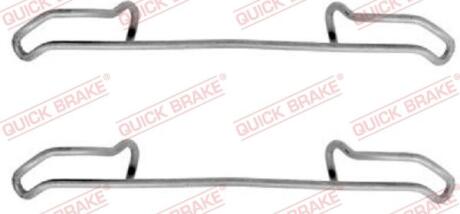 Монтажний комплект гальмівних колодок QUICK BRAKE 1091085