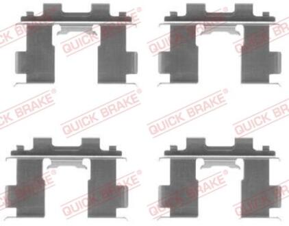 Монтажний комплект гальмівних колодок QUICK BRAKE 1091205