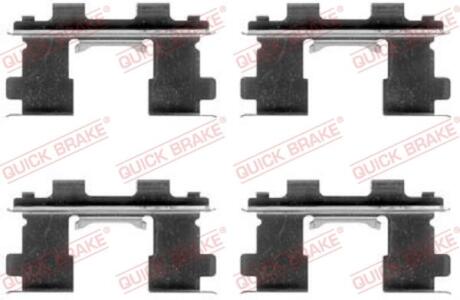 Монтажний комплект гальмівних колодок QUICK BRAKE 1091253
