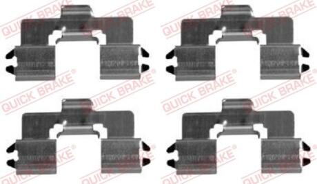 Монтажний комплект гальмівних колодок QUICK BRAKE 1091666
