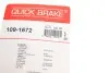 Планка супорта (переднього) прижимна (к-кт) Suzuki Forester/Impreza/Legacy I-III 89-09 (Akebono) QUICK BRAKE 109-1672 (фото 5)