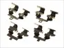 Планка суппорта (заднего) прижимная (к-кт) Nissan Qashqai 07- (Akeb) QUICK BRAKE 109-1737 (фото 1)