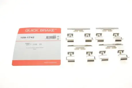 Планка супорта (переднього) прижимна (к-кт) Subaru Forester/Impreza/Outback 03- (Tokico) QUICK BRAKE 109-1742