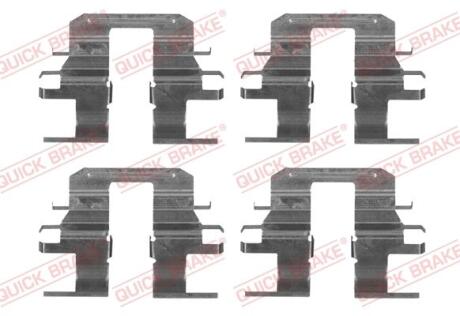Монтажний комплект гальмівних колодок QUICK BRAKE 1091753