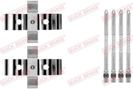 Монтажний компл.,гальм.колодки QUICK BRAKE 1091848