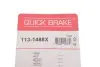 Направляюча супорта (переднього/заднього/к-кт) Renault Master 10- QUICK BRAKE 113-1488X (фото 10)