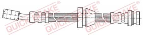 Гальмівний шланг QUICK BRAKE 58919