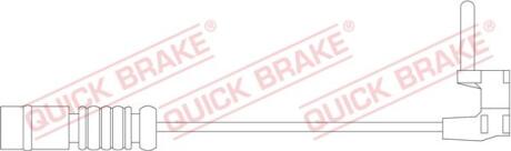 Датчик зносу,гальм.колодки QUICK BRAKE WS0118A