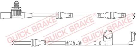 Датчик зносу гальмівних колодок QUICK BRAKE WS0264A