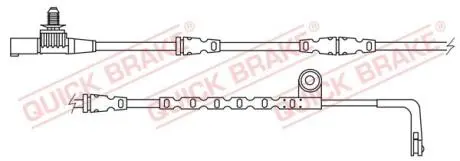 Датчик зносу гальмівних колодок QUICK BRAKE WS0278A