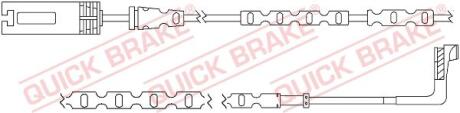 Датчик зносу,гальм.колодки QUICK BRAKE WS0296A
