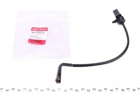 Датчик зносу гальмівних колодок (передніх) Audi A4/A5/Q5 15- (L=283mm) QUICK BRAKE WS 0403 A